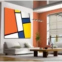 Cuadro famoso Estilo Mondrian